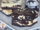 Hot Fudge Cheesecake Brownies