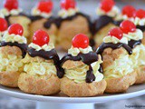 Hot Fudge Cream Puff Ring