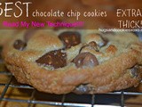 I am sharing my secret for making extra thick chocolate chip cookies