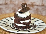 Individual chocolate lasagnas....gluten free