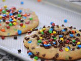 Jumbo Peanut Butter Candy Cookies