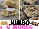 Jumbo s’mores Stuffed Cookies