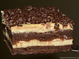 Layered Cheesecake Brownie Bars