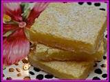 Lemon bars to celebrate lemon meringue pie day