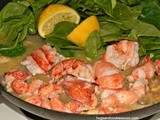 Lobster, With Butter, Wine and Lemon