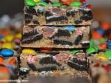 M & m Oreo Bars