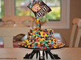 Magic m & m Brownie Cake