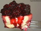 Mini Blackberry Cheesecakes