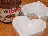 Mini nutella heart pies