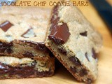 Ooey gooey chocolate chunk bars