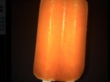Orange ice pops