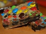 Oreo m & m Bars