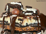 Oreo Whopper Cheesecake Bars