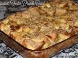 Overnight Bananas Foster French Toast Casserole