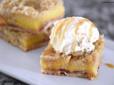 Peach Pie Crumb Bars