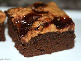 Peanut Butter and Jelly Brownies