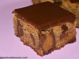 Peanut Butter Bars With Milk Chocolate Ganache