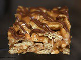 Peanut Butter Caramel No Bake Bars