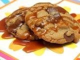 Peanut butter cup cookies & salted caramel