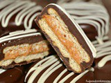 Peanut Butter Stuffed Ritz Dipped in Chocolate