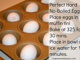Perfect hard no-boiled oven eggs