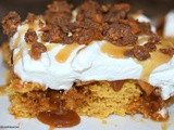 Pumpkin Poke Cake