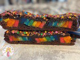 Rainbow Cake Pop Brownies