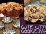 Raspberry dove candies & peanut butter cup mini muffin cookies