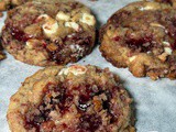 Raspberry Jam & Sourdough Toast Cookies