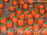 Rolo pumpkin pretzels