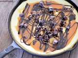 Rolo Skillet Cheesecake