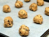 Rolo stuffed chocolate chip cookies