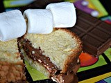 S'mores cream cheese pound cake