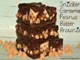 Snickers Caramel Peanut Butter Brownies
