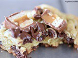 Snickers Chocolate Chip Cookies