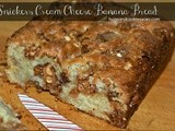 Snickers Cream Cheese Banana Bread