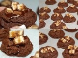 Snickers ganache thumbprint cookies