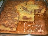 Sour cream cinnamon coffee cake