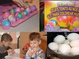 Tie dye eggs