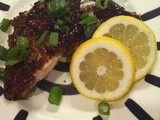 Tilapia with chia seeds & sea salt pan fried in avocado oil