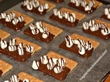 Toffee & s’mores Chocolate Graham Crackers