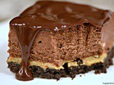 Triple Chocolate Dulce De Leche Cheesecake Bars