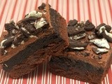 Triple layer oreo truffle brownies