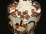 Twix Brownie Ice Cream Sundae Trifle