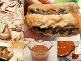 Vanilla bean salted caramel ice cream plus a homemade ice cream cookie sandwich