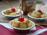 Vanilla Caramel Whipped Cream Mini Pies