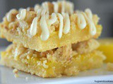 White Chocolate Lemon Streusel Bars