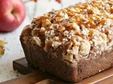 Apple Pie Crumb Bread with Cinnamon Caramel