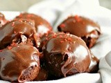 Baked Chocolate Hazelnut Doughnut Holes