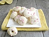 Baked Lemon Glazed Mini Doughnuts